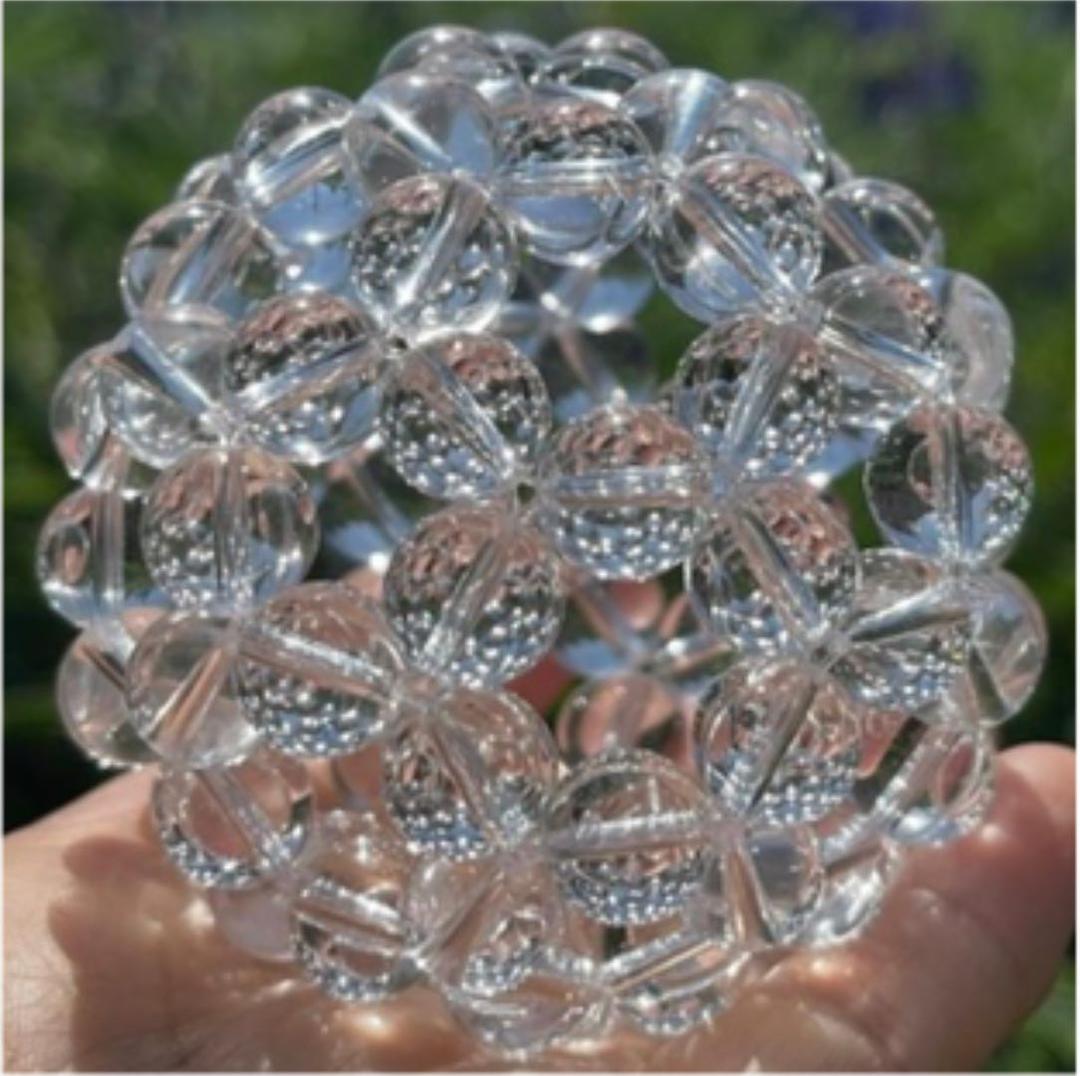 プログラミングフラーレン　ヒマラヤ水晶　 10㎜珠