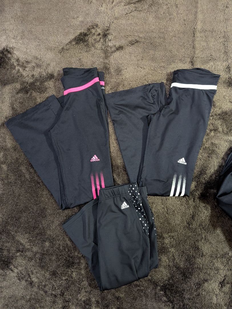 adidas トレーニングウェアセット フード付き　ジャージ 7点　まとめ売り