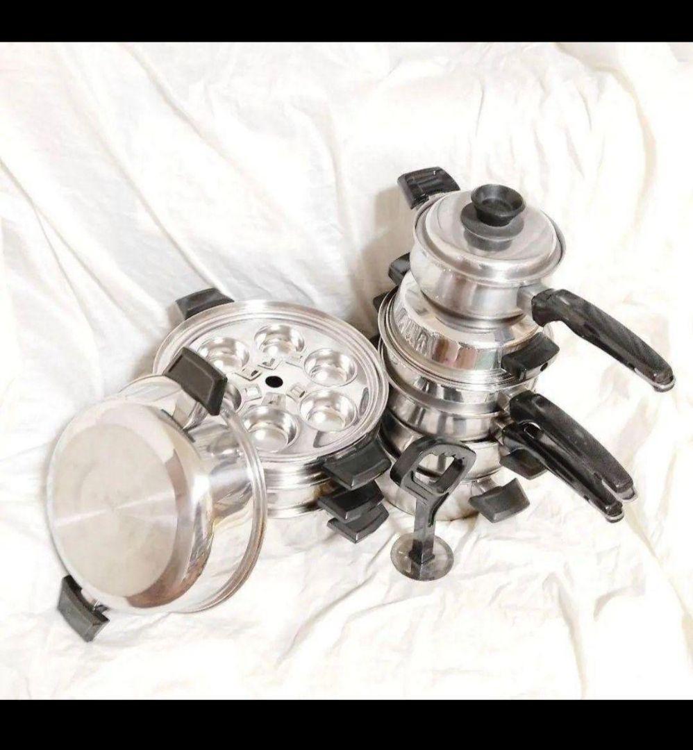 ロイヤルクイーン 希少 4コート新品 含む IH対応 レギュラーセット@