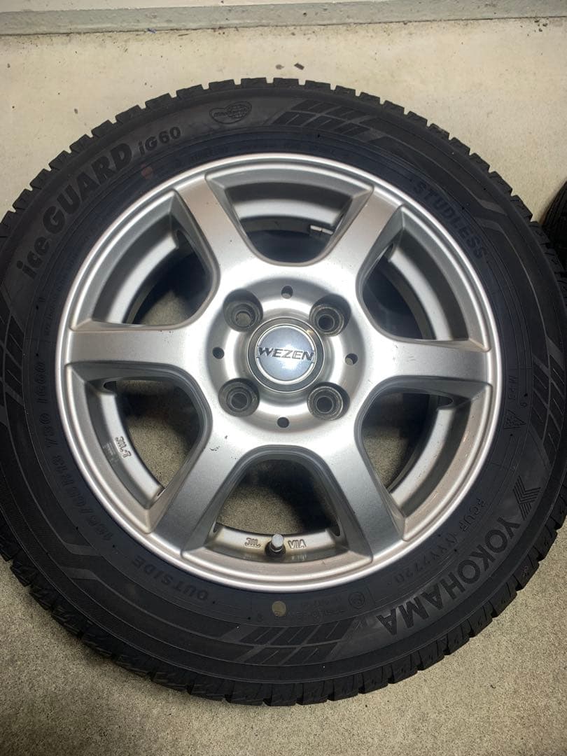 ヨコハマ ice guard IG60 ホイール付 2本 155/65r13