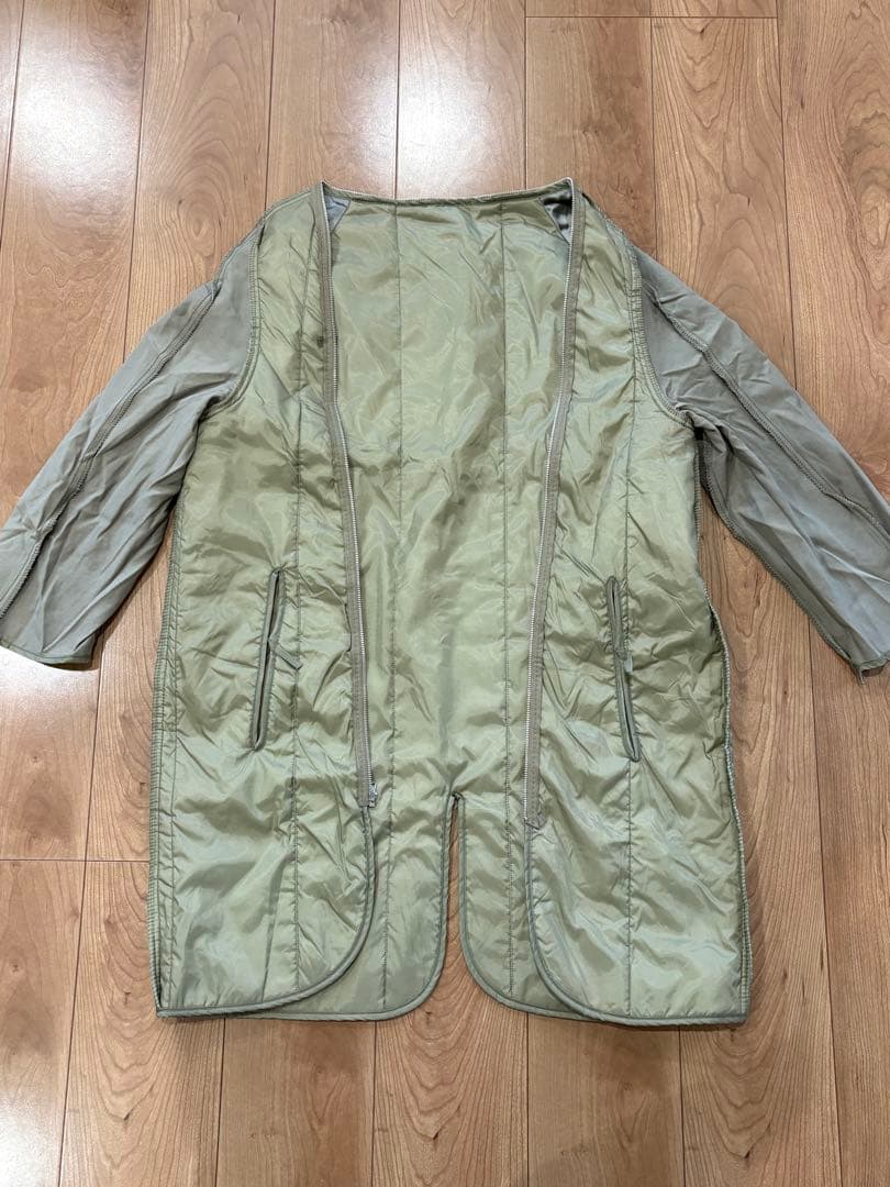 実物 米軍 海兵隊 USMC トレンチコート ライナー付 38S