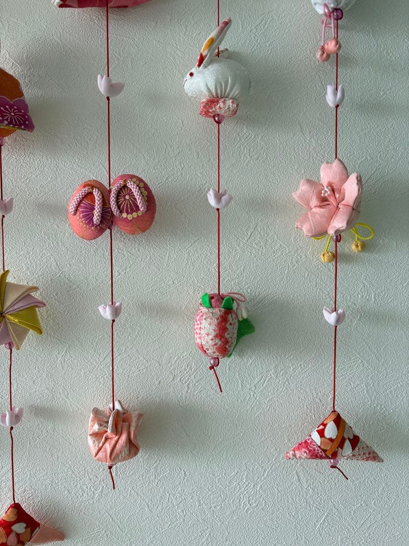 可愛いつるし雛No.185 壁掛けタイプ・ひな祭り・桃の節句・さげもんつるし飾り