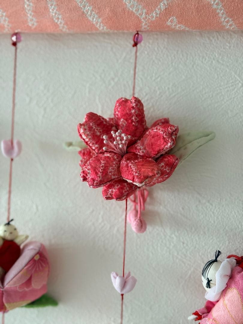 可愛いつるし雛No.185 壁掛けタイプ・ひな祭り・桃の節句・さげもんつるし飾り