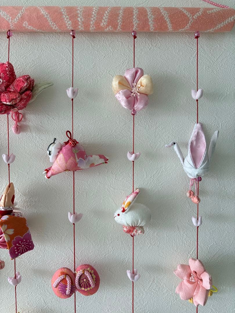 可愛いつるし雛No.185 壁掛けタイプ・ひな祭り・桃の節句・さげもんつるし飾り