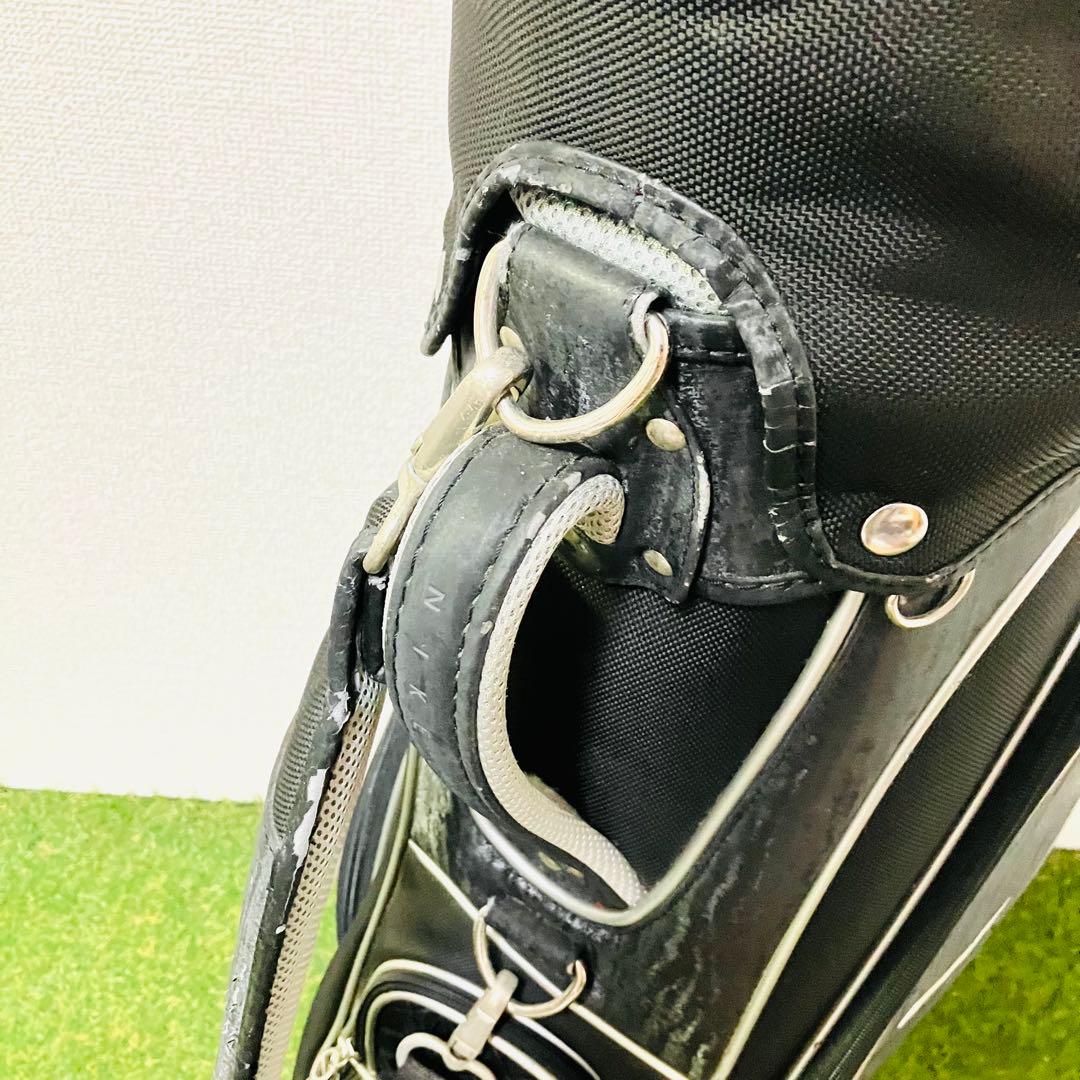 NIKE ナイキ キャディバッグ メンズ レディース カッコいい ベロア風 黒