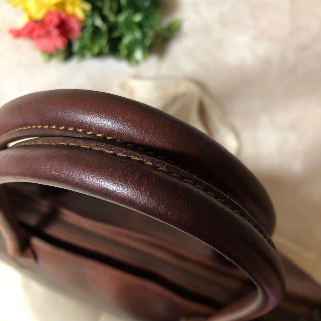 ★Tak Su★マザーハウス　トートバッグ　アンティーク　レザー　A4