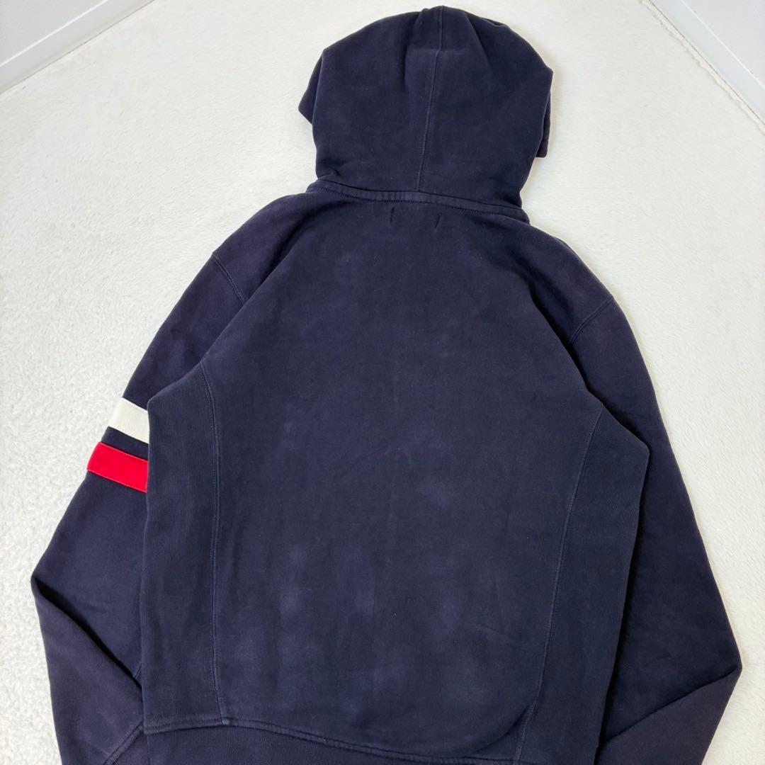 ポロバイラルフローレン　パーカー　ビックポニー　ネイビー　メンズMサイズ　y2k