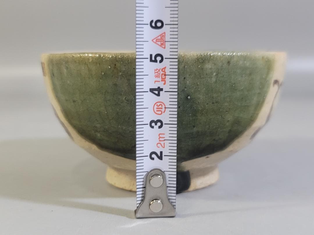 DT392 青織部 碗 五件 共箱 時代物