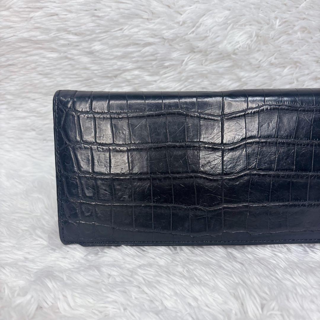 キプリス クロコダイル 本革 長財布 エキゾチックレザー 高級