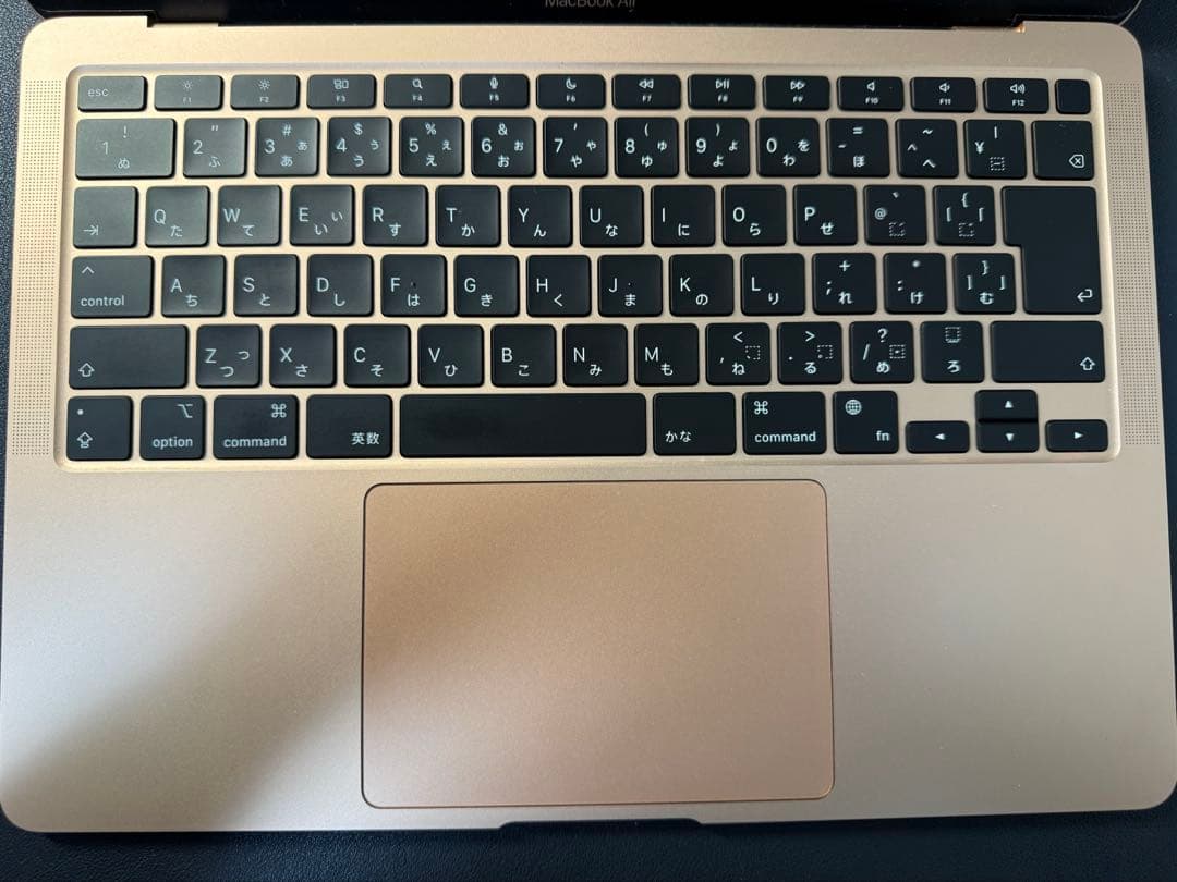 【美品】MacBook Air M1 8GB 256GB SSD ゴールド