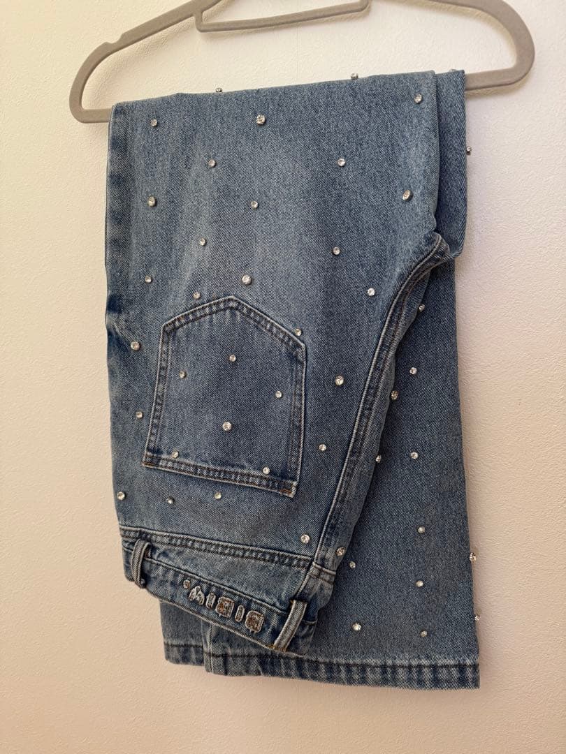 【mgmg】 bibiy ビビィJEWEL DENIM ビジュー　デニム