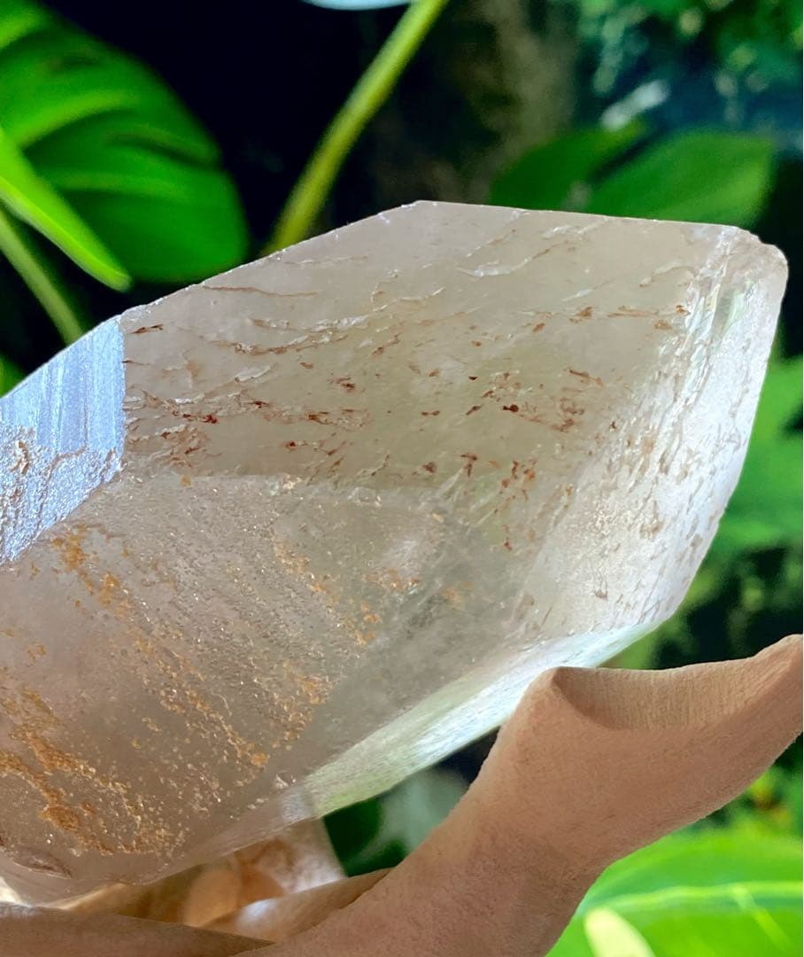 ライトニングクォーツ　雷水晶　天然石　ライトニングクリスタル　水晶　原石