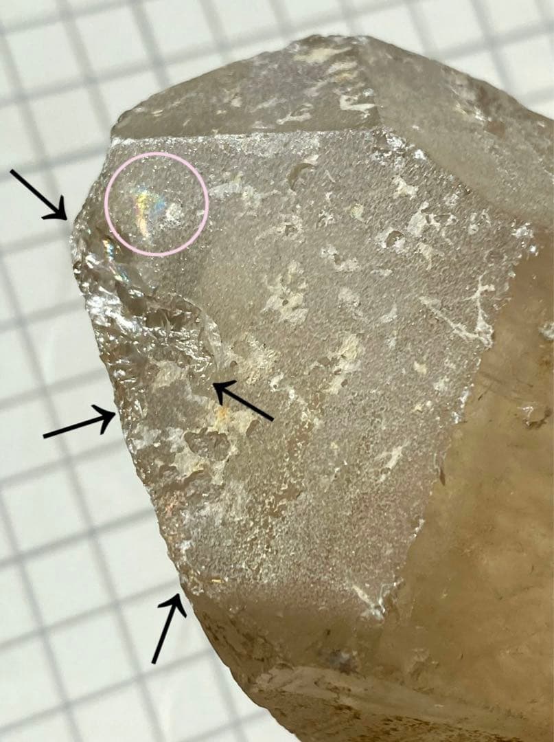 ライトニングクォーツ　雷水晶　天然石　ライトニングクリスタル　水晶　原石