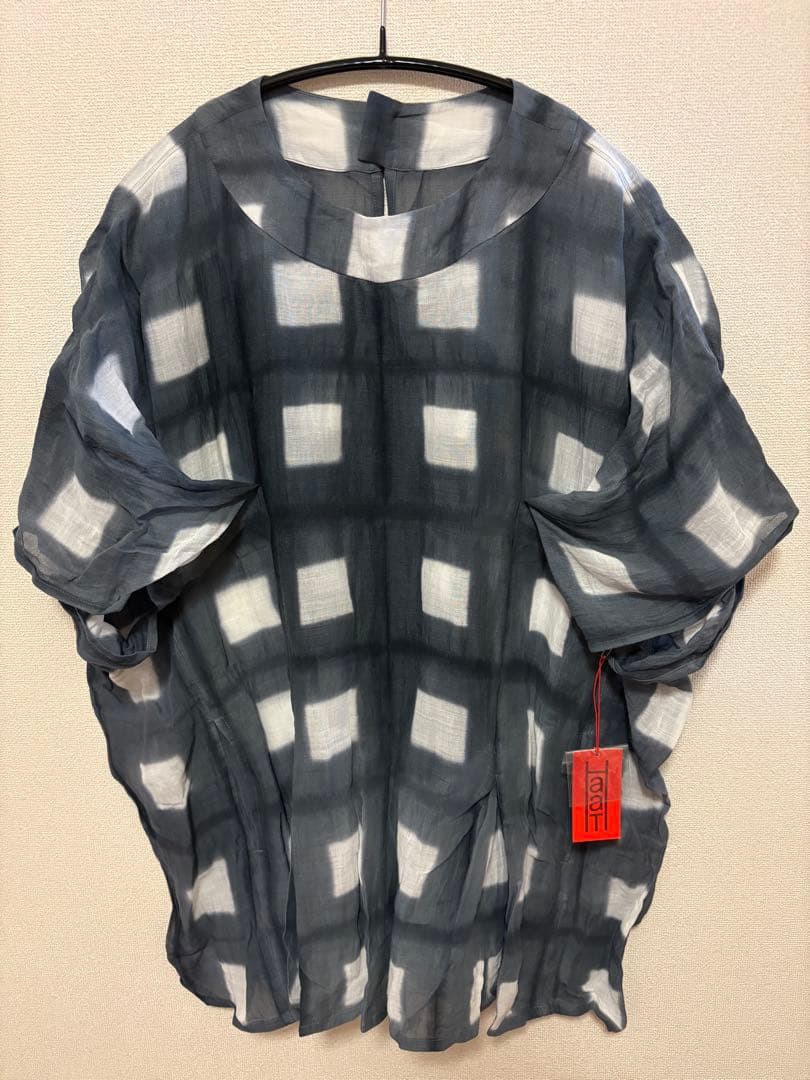 HaaT ISSEYMIYAKE チェック染め柄 半袖シャツ新品未使用