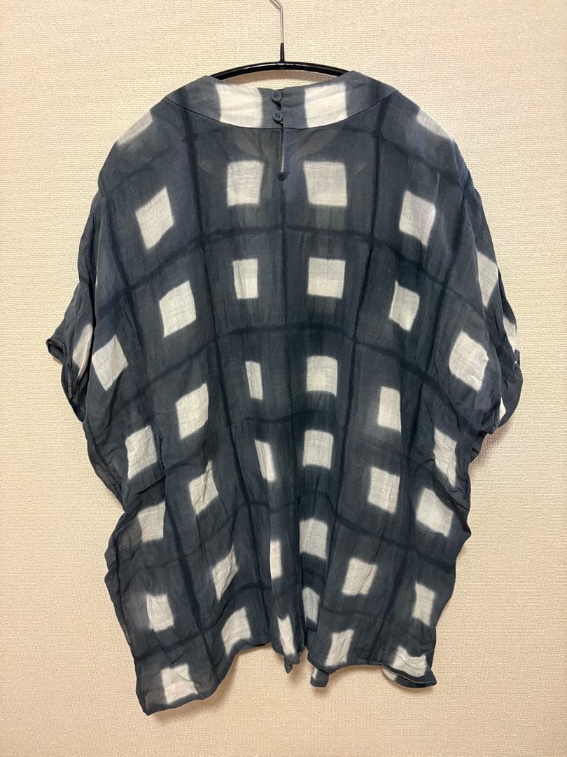 HaaT ISSEYMIYAKE チェック染め柄 半袖シャツ新品未使用