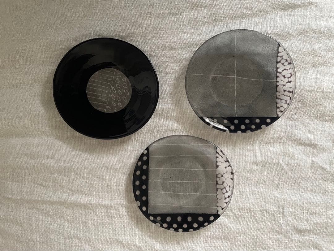 辻和美さん　小皿3枚セット