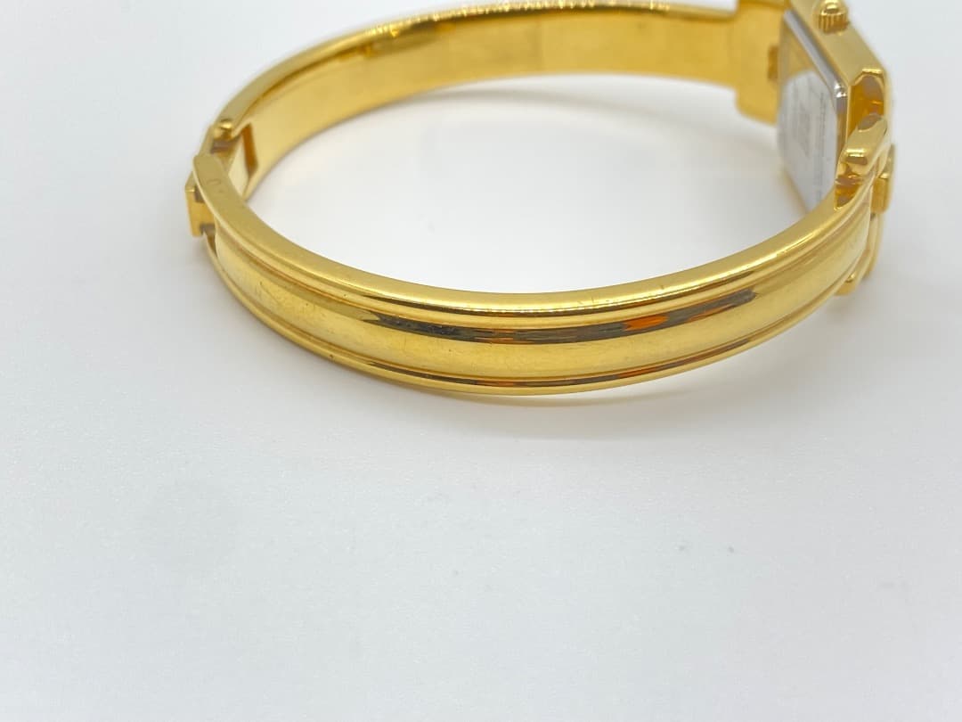 【新品電池】GIVENCHY ジバンシー バングルウォッチ ゴールド レディース