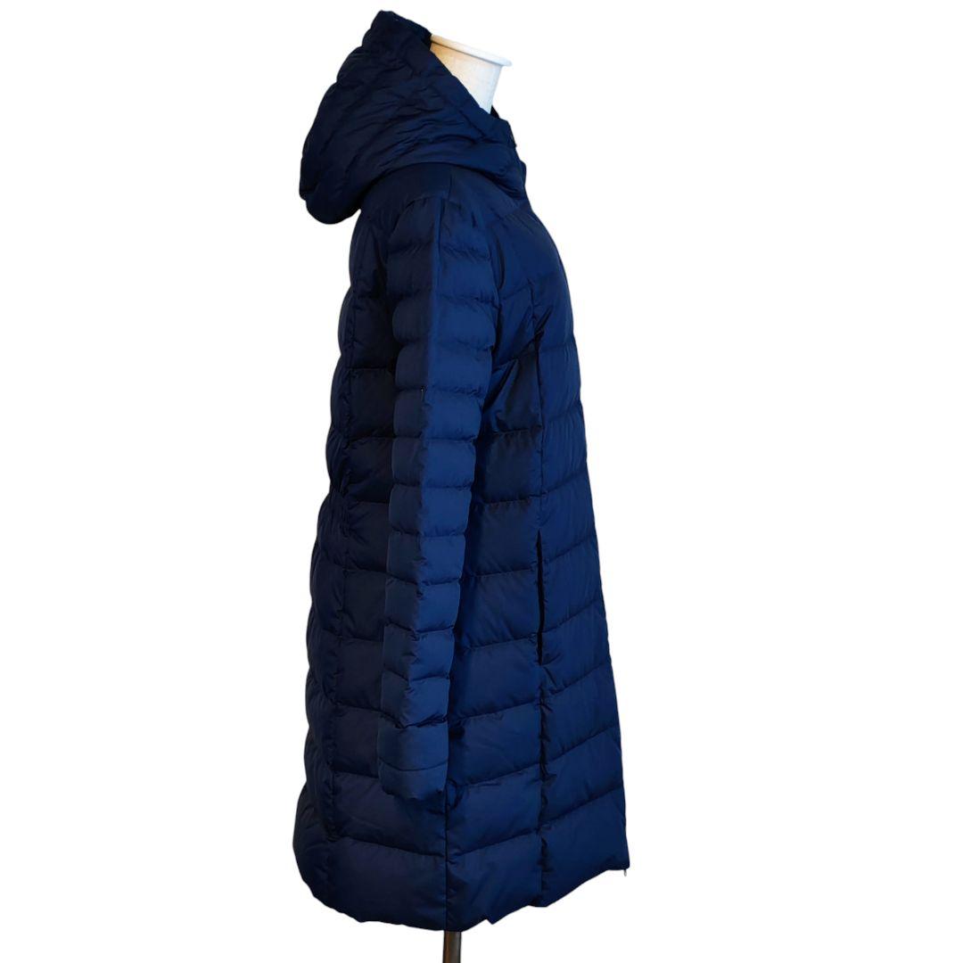 美品 NIKE ナイキ ロングダウンフィルコート ベンチコート XL ネイビー