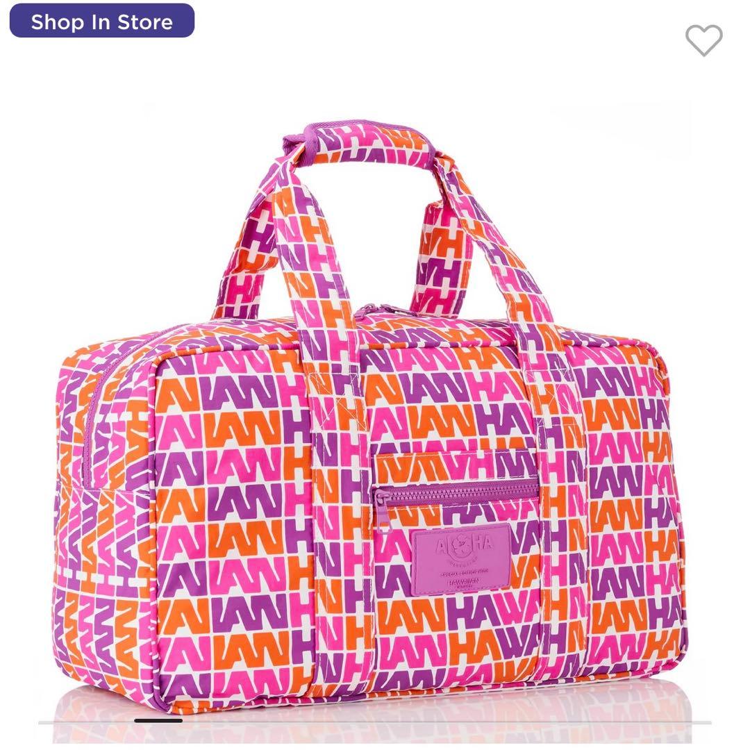 ホ*能様 【公式完売品】ALOHA ハワイアン航空　コラボ　ボストンバッグ　希少