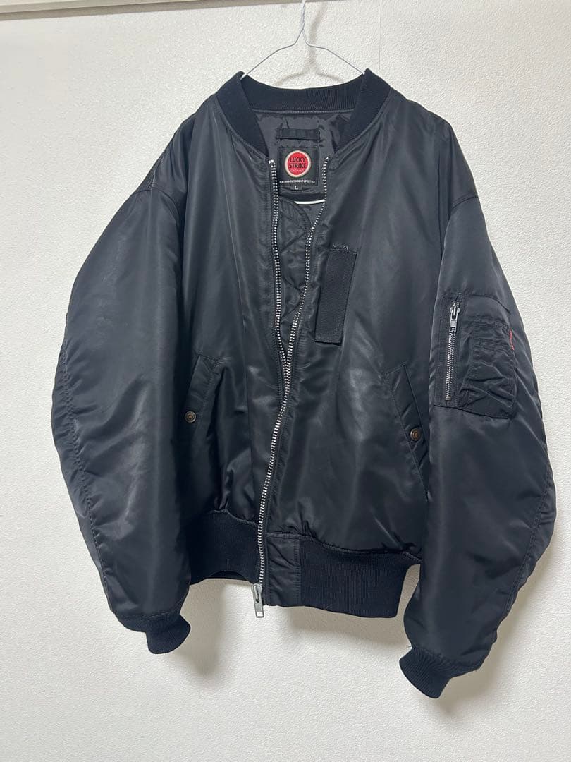 LUCKY STRIKE MA-1 ラッキーストライク ブラック