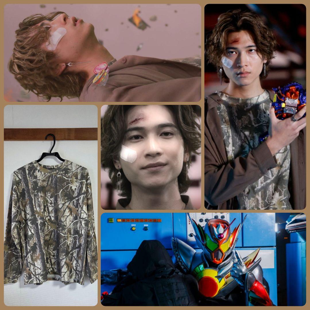 仮面ライダーヴラム/ラキア本編・Vシネ着用衣装総柄カットソーL