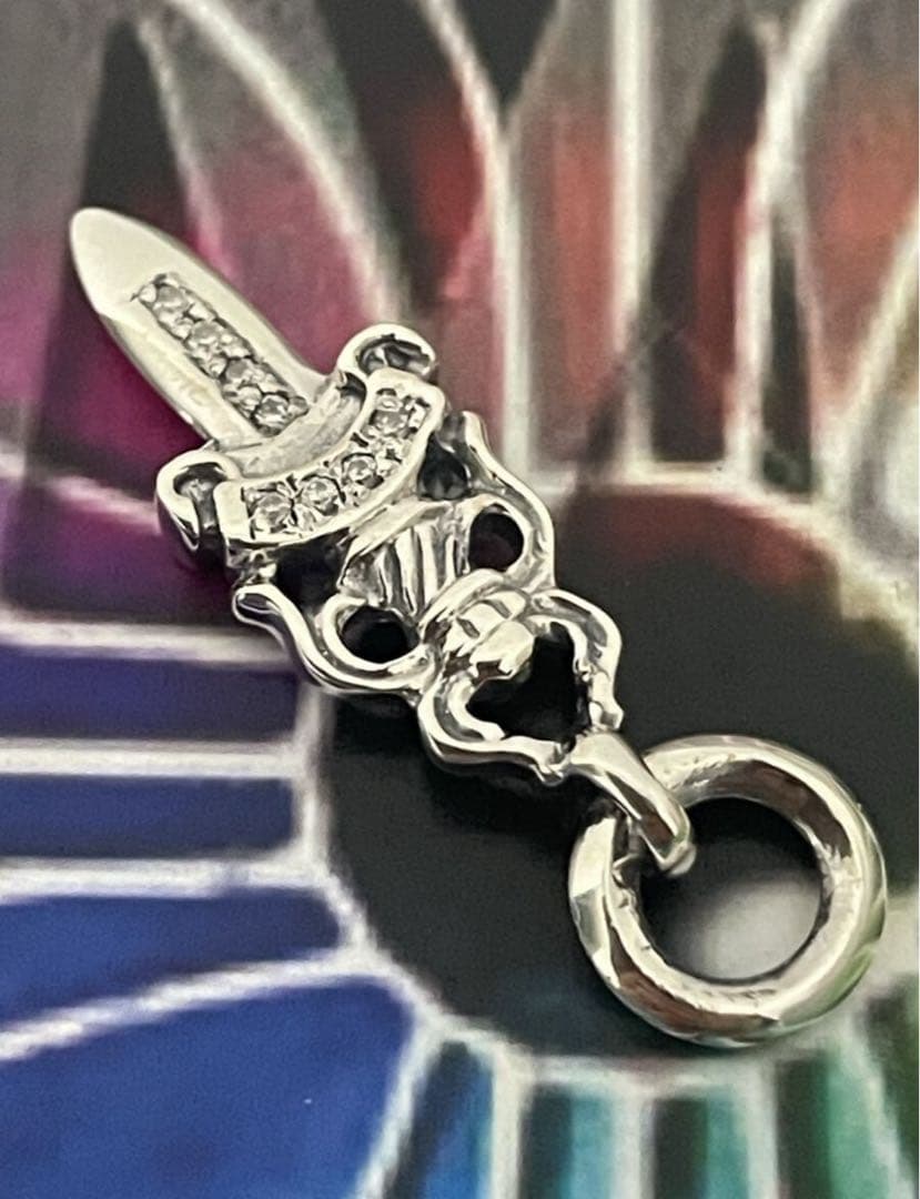須*樹様 クロムハーツ　ダガー　チャーム　スターリングシルバー925 カスタムパ