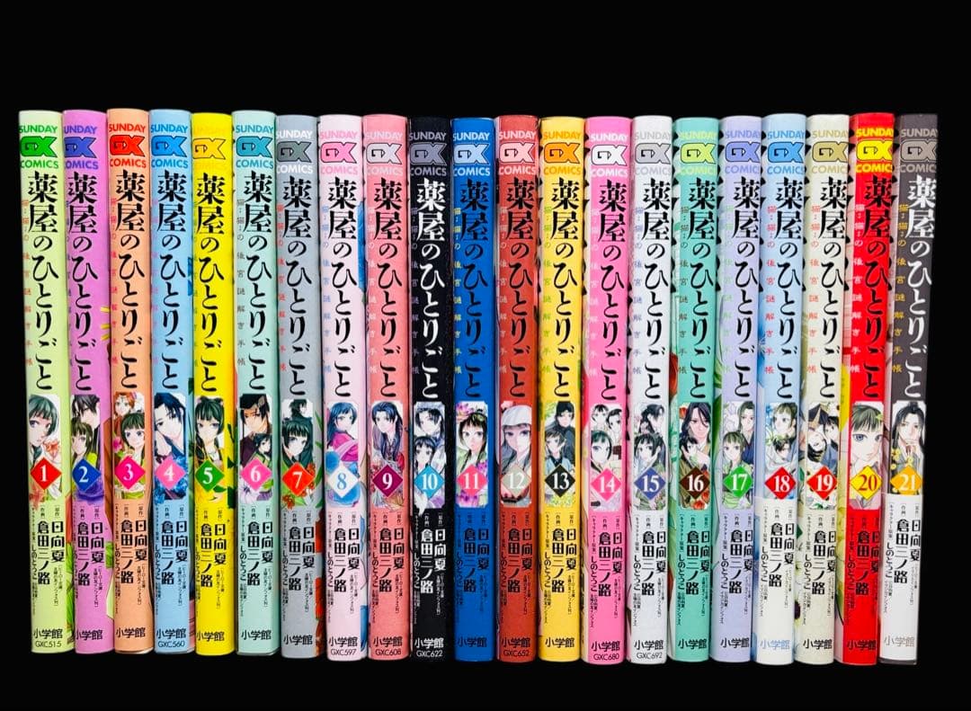 【全巻セット】薬屋のひとりごと~猫猫の後宮謎解き手帳~1-21巻 (既刊)