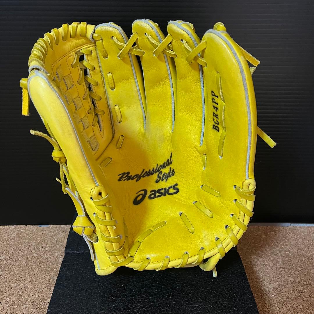 美品】ASICS 軟式野球グローブ投手用プロフェッショナルスタイルBCR4PP