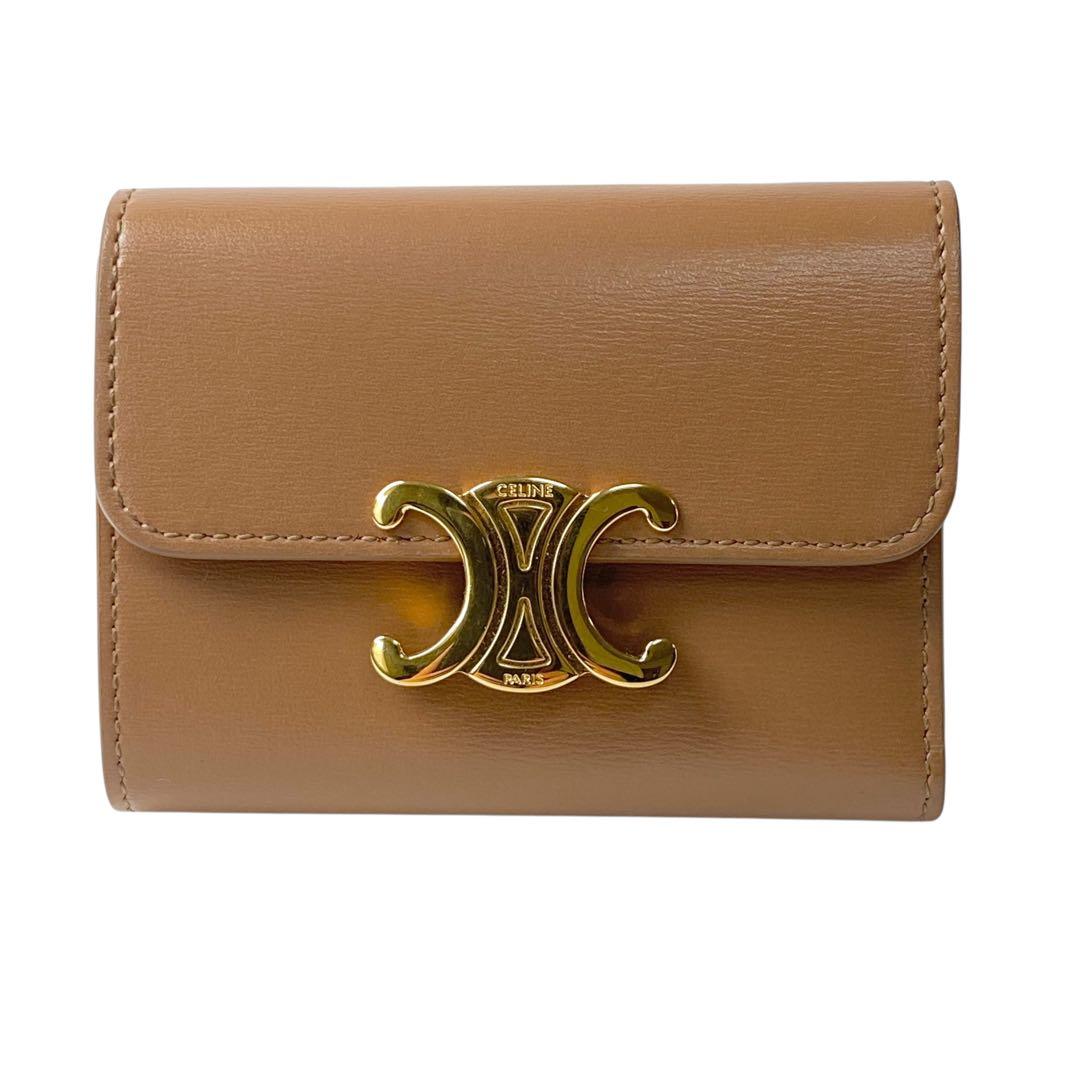 セリーヌCELINE トリオンフ 二つ折り財布 ケース