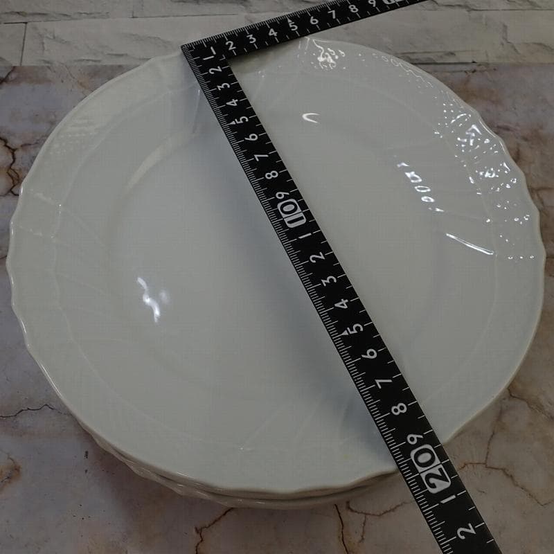 RU-6198 ベッキオホワイト　リチャードジノリ 19.5㎝　プレート 5枚