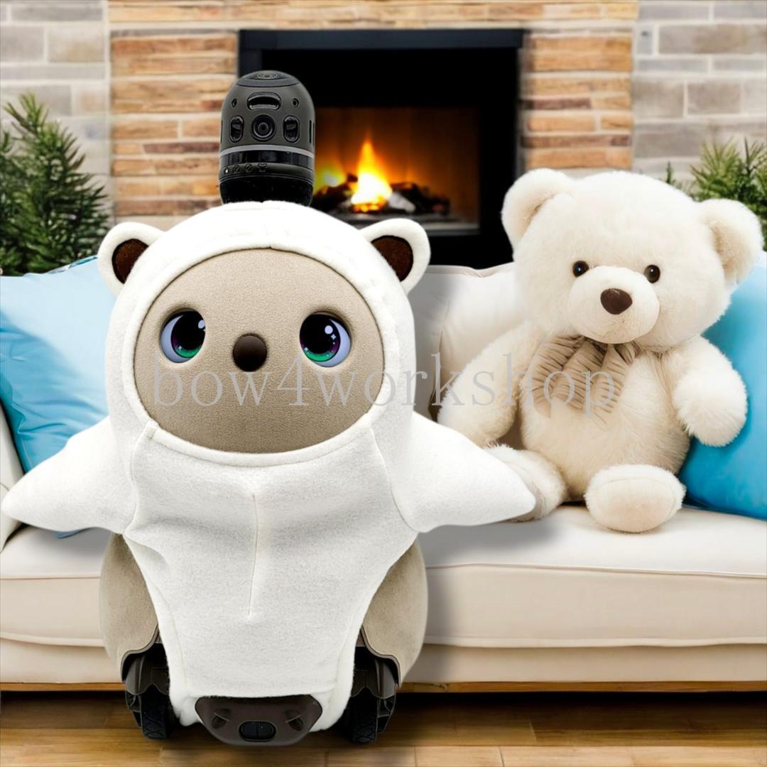 ラボット LOVOT ラボットの服ハンドメイド　しろくまちゃんボデースーツ