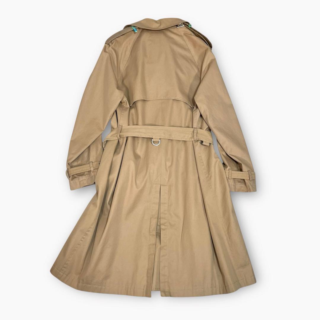 ポロバイ ラルフローレン　一枚袖 トレンチ コート　イタリア製　ロング丈　90s
