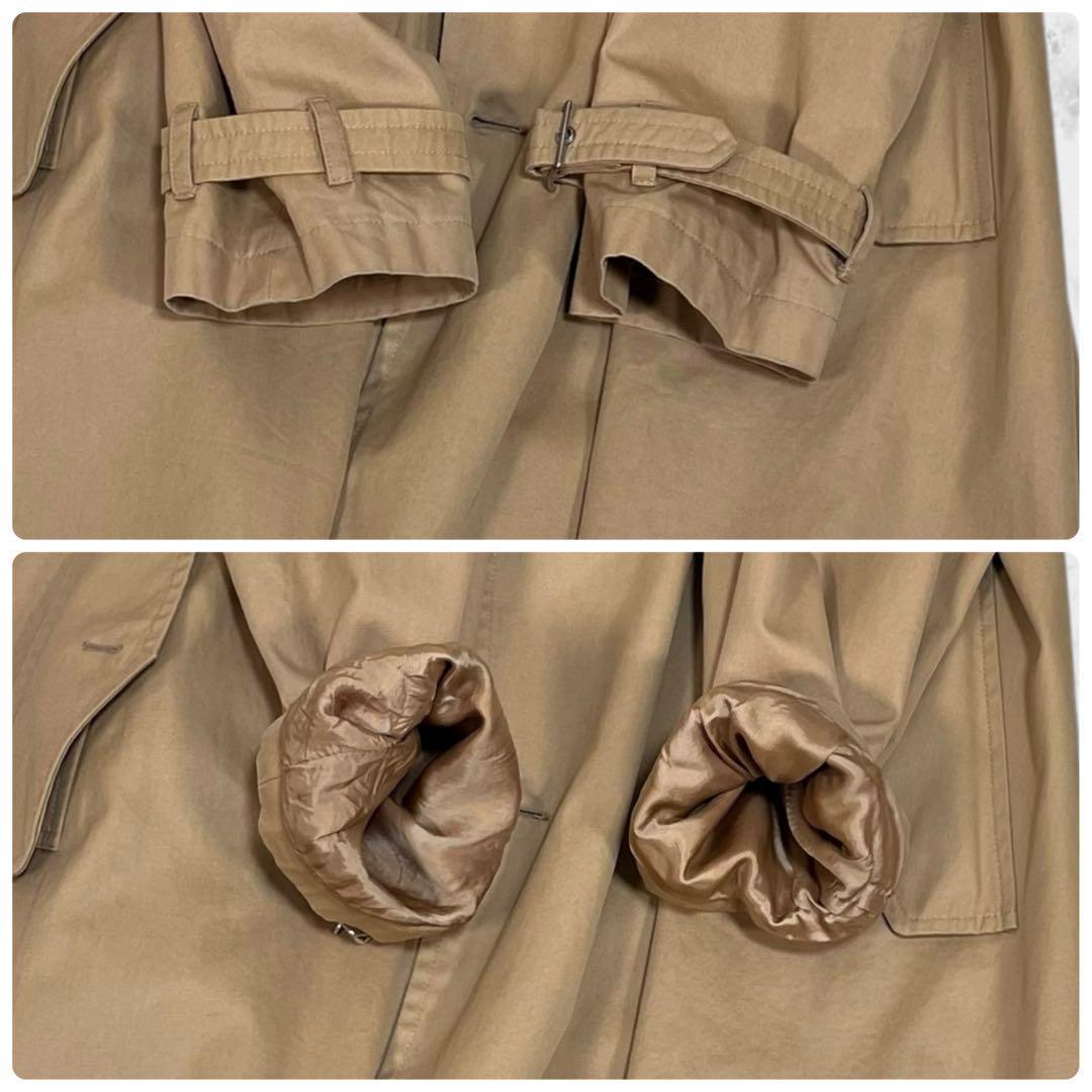 ポロバイ ラルフローレン　一枚袖 トレンチ コート　イタリア製　ロング丈　90s