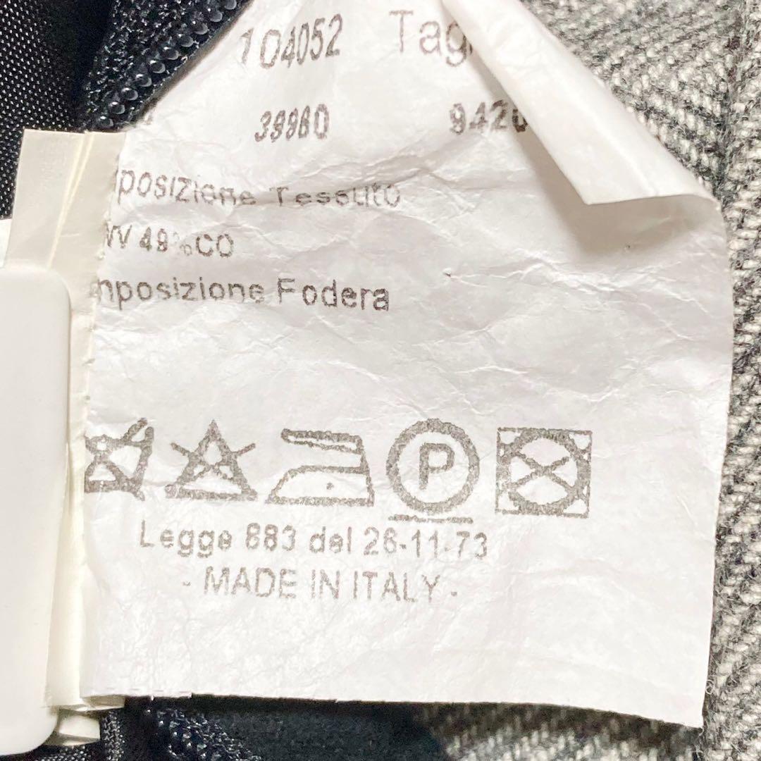 未使用 HERNO ヘルノ ウール トレンチコート グレー ベルト 46 S