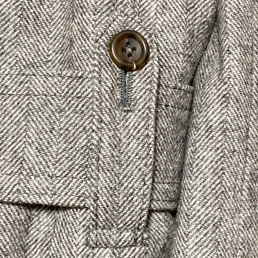 未使用 HERNO ヘルノ ウール トレンチコート グレー ベルト 46 S