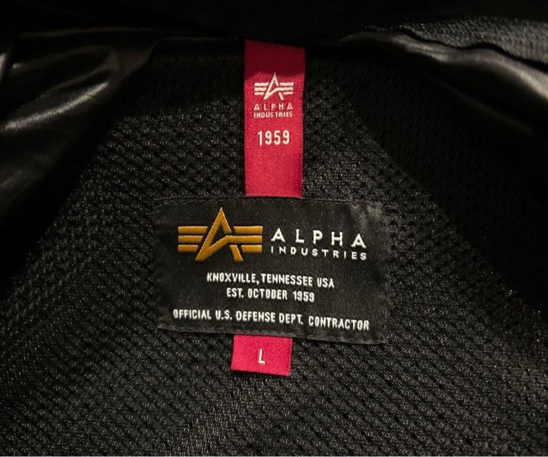 ［美品］ALPHA INDUSTRIES フライトジャケットL