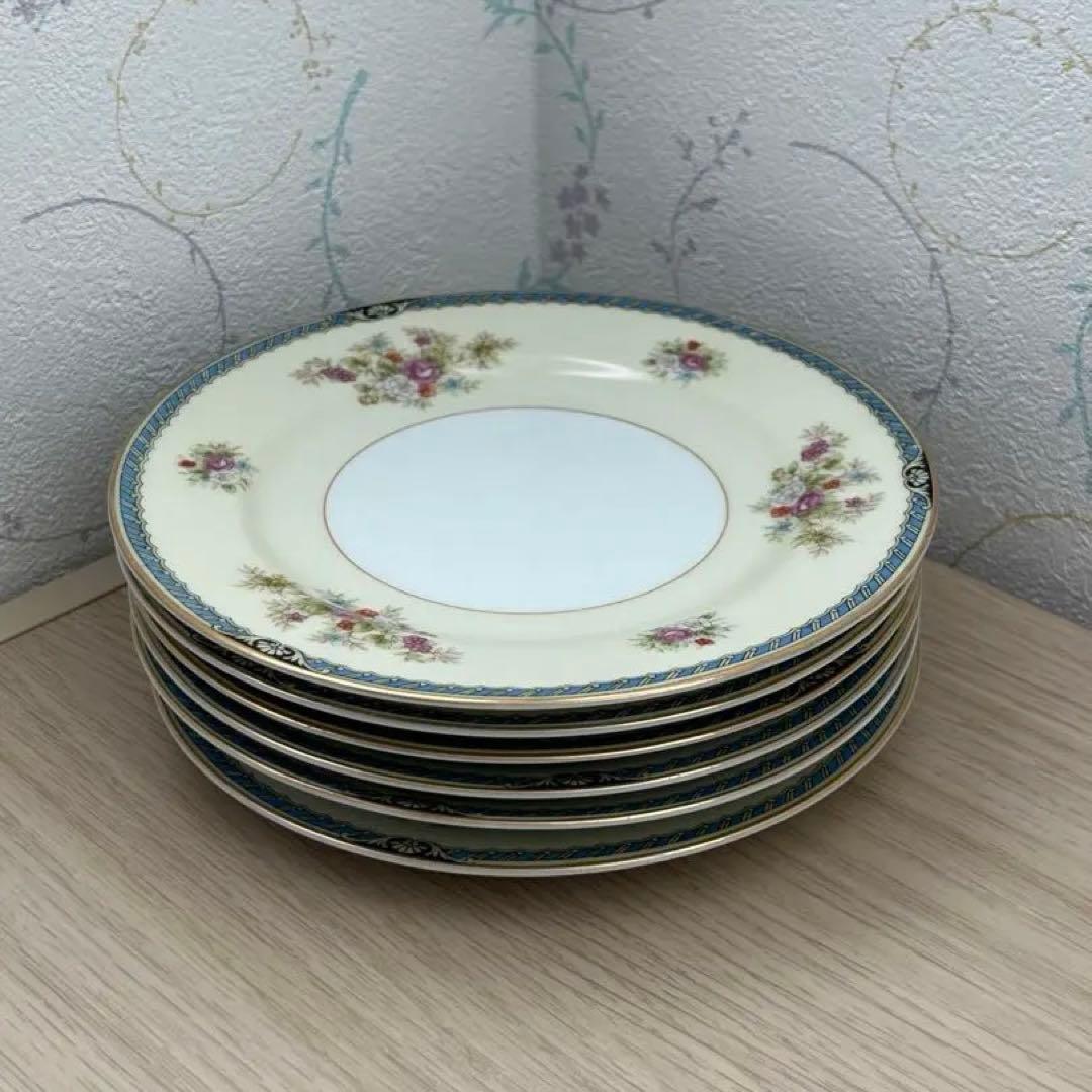 オールドノリタケ　1850年　小皿6枚 大皿1枚　シュガーポット　ミルクポット