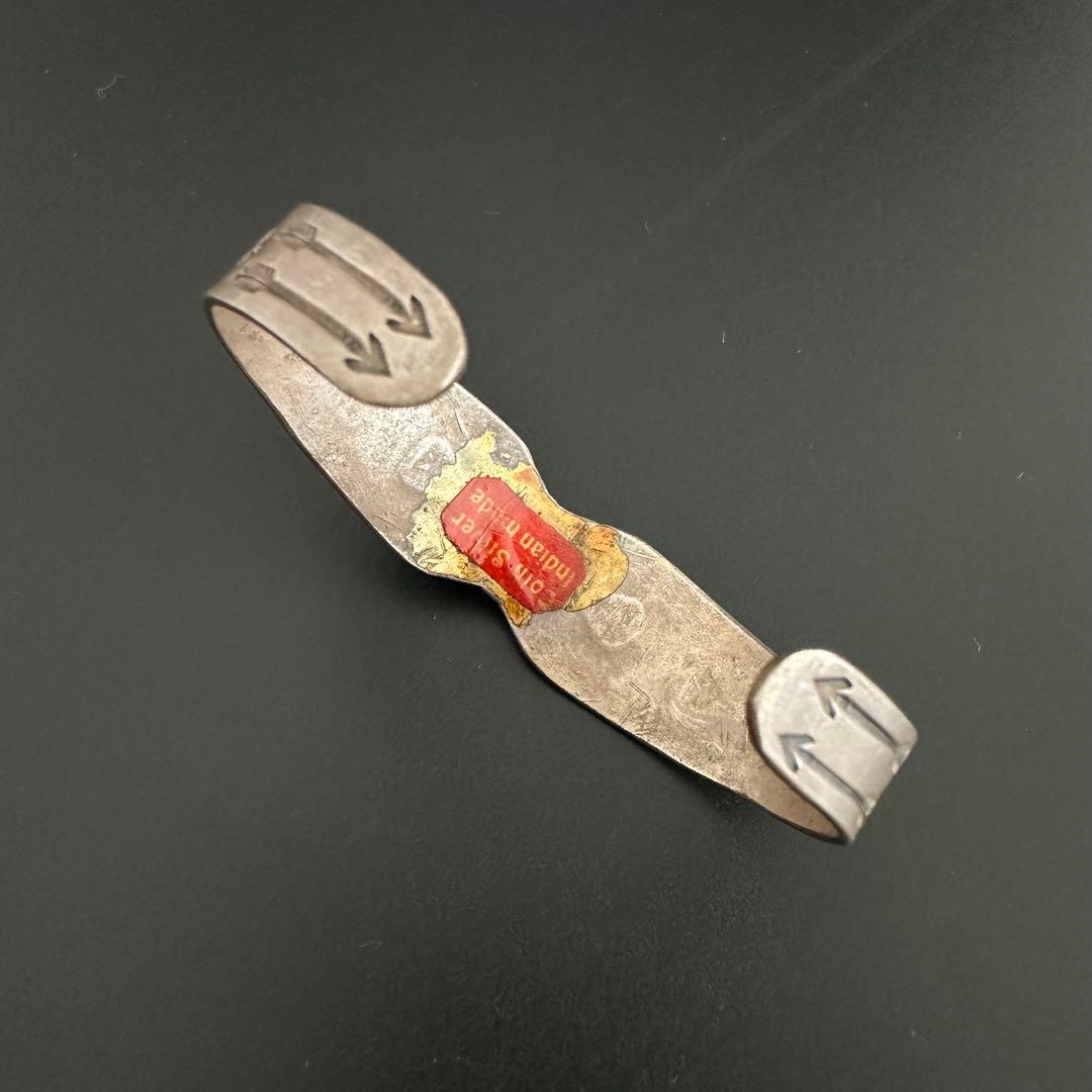 Navajo 1930s スワスティカ バングル シルバー