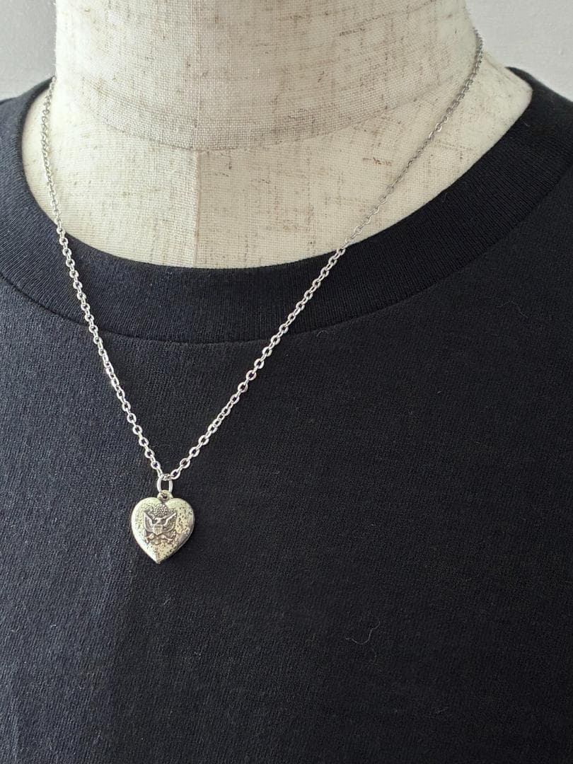 スウィートハートジュエリー陸軍 白頭鷲 イーグル シルバーヴィンテージネックレス