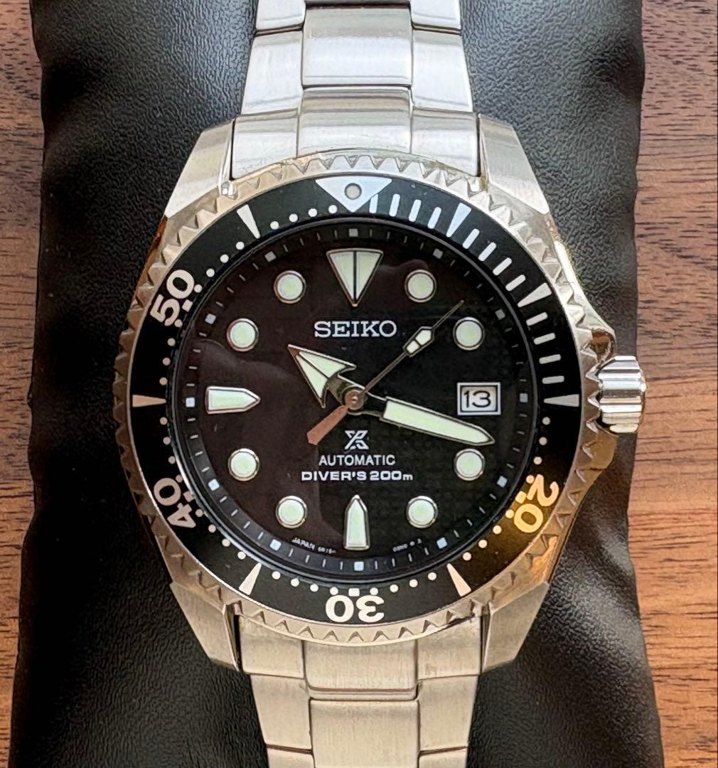 セイコーSBDC029プロスペックスダイバーズショーグン自動巻バックル交換チタン