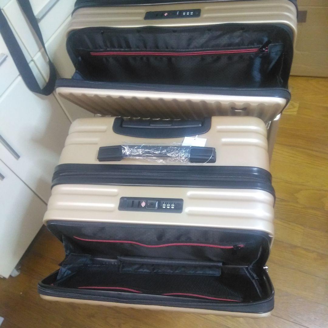 ゴールドキャリーケース3点セットサイズは14枚目の写真