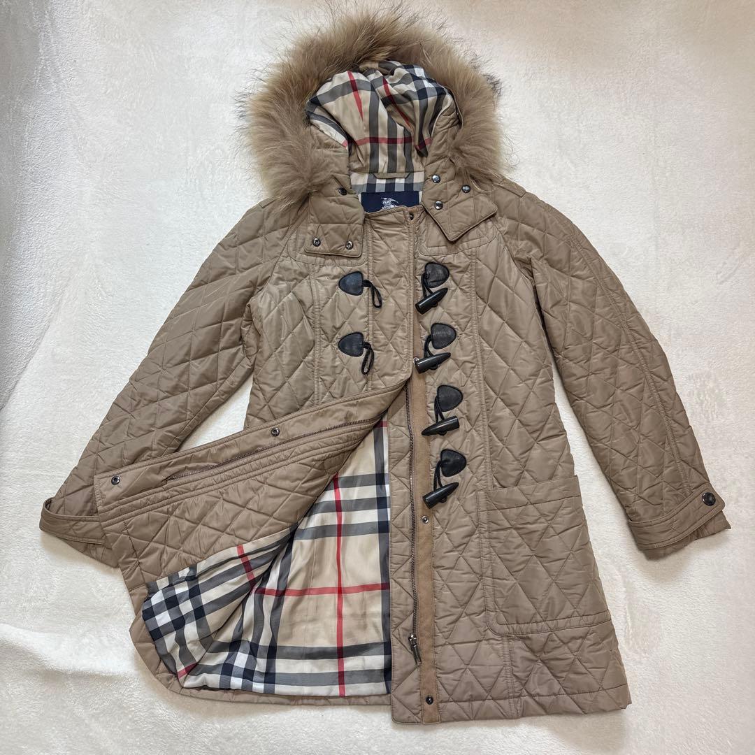 BURBERRY LONDON ダッフルコートノバチェック　L キルティング