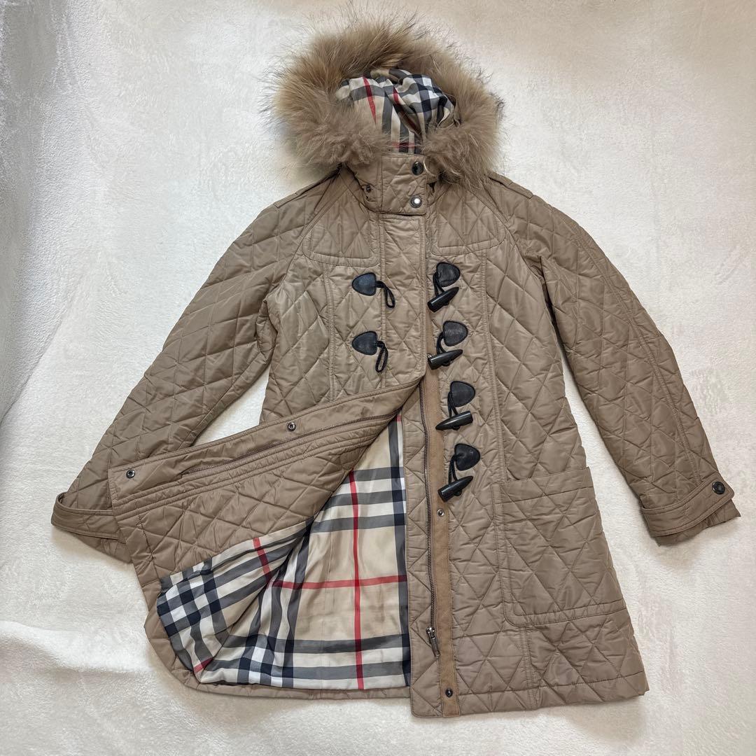 BURBERRY LONDON ダッフルコートノバチェック　L キルティング