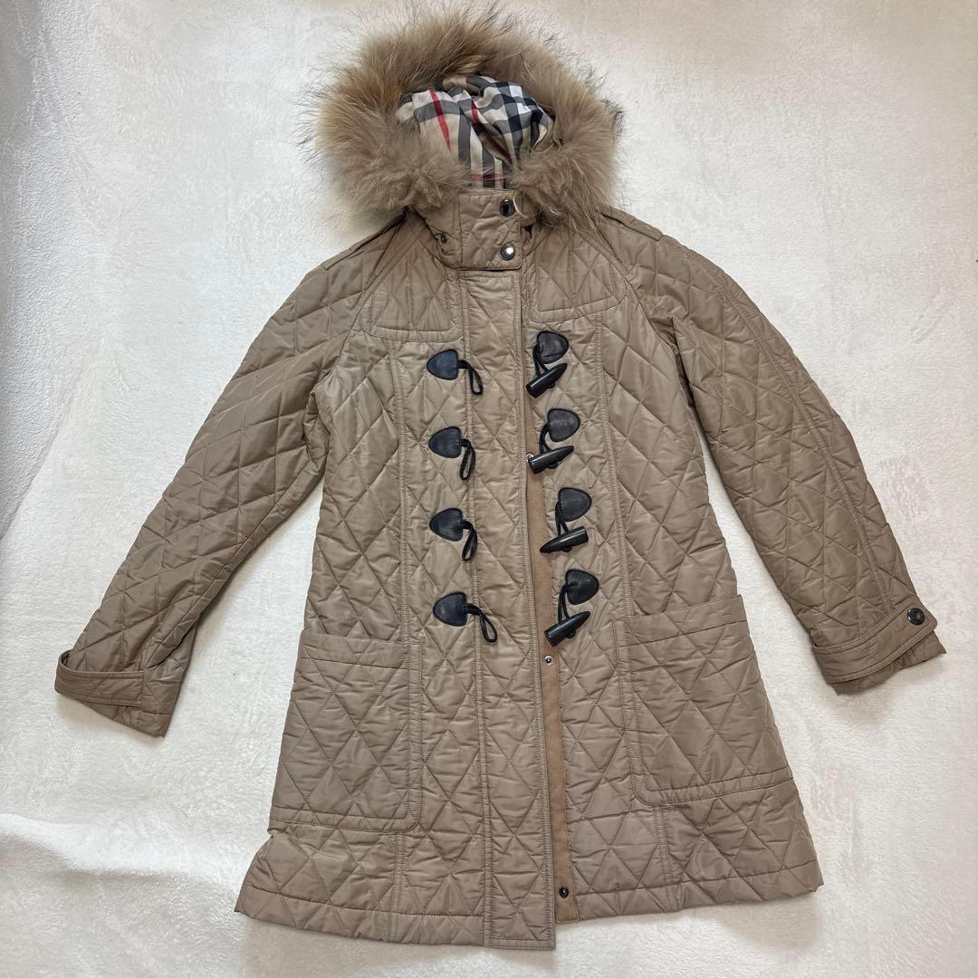 BURBERRY LONDON ダッフルコートノバチェック　L キルティング