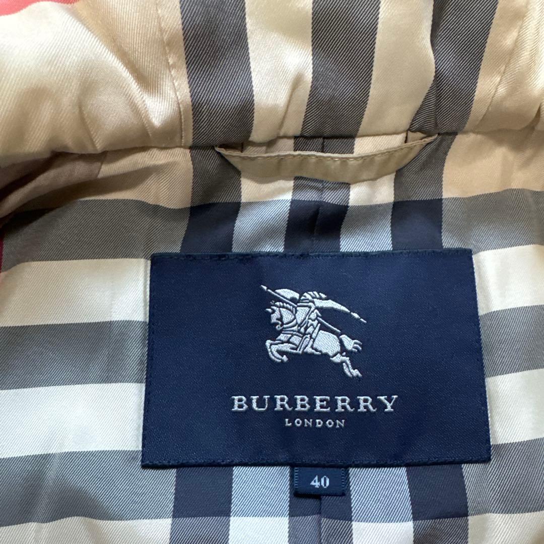 BURBERRY LONDON ダッフルコートノバチェック　L キルティング