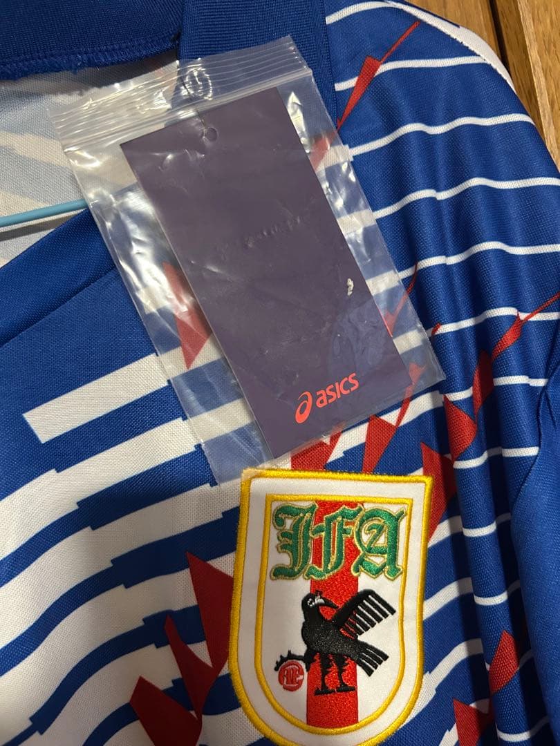 三浦知良　ユニフォーム　日本代表　長袖　90s