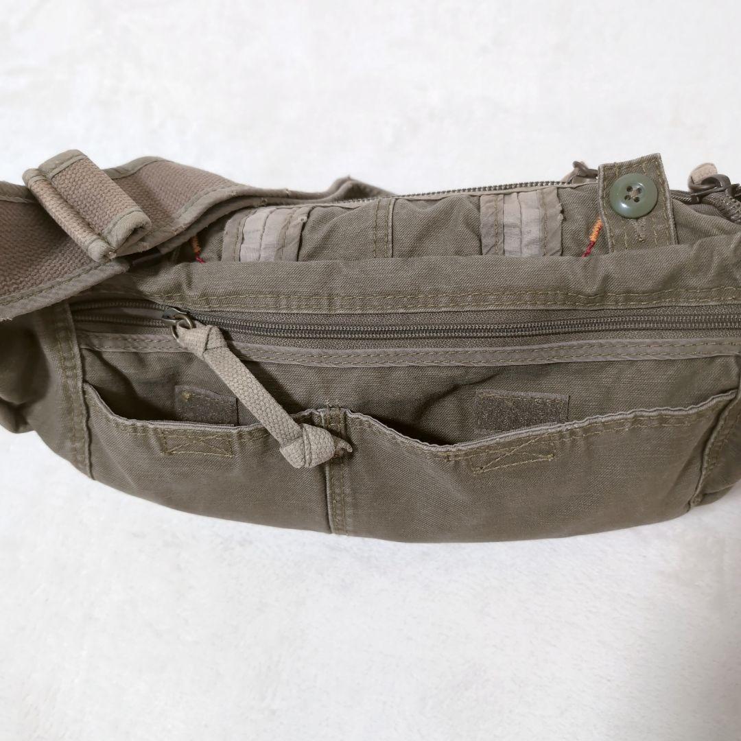 希少 TOUGH JEANSMITH ✨ ボディバッグ ダメージ ミリタリー