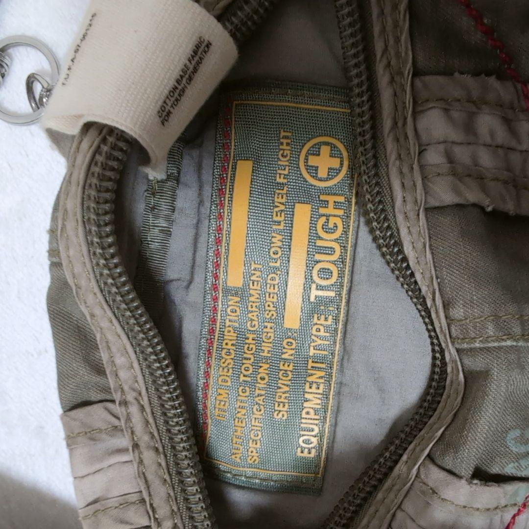 希少 TOUGH JEANSMITH ✨ ボディバッグ ダメージ ミリタリー
