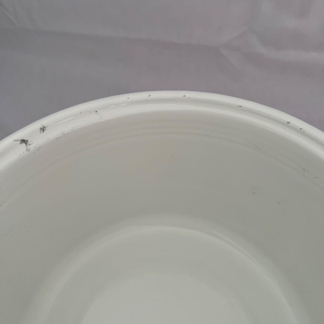 希少‼️【在庫限り】ホーロースチームポット　23cm 鍋　レトロ　匿名配送