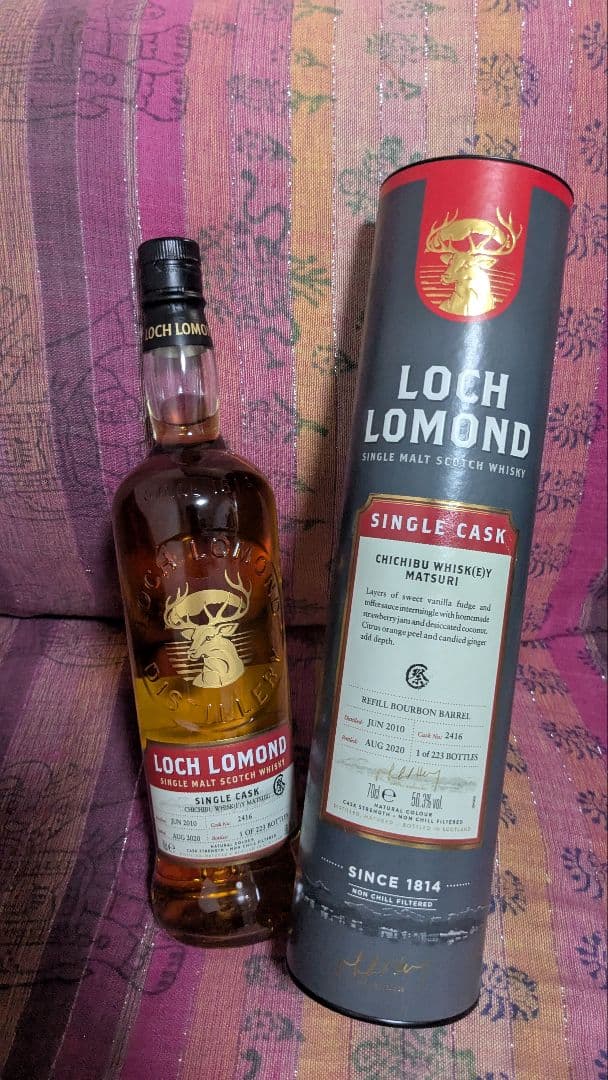 ロッホローモンド 10年　秩父ウイスキー祭 2021 56.3%
